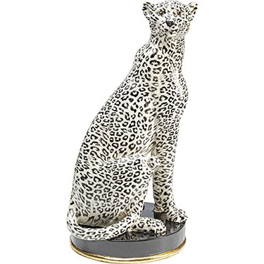 Kare Design Deko Figur Cheetah, Silber, Deko Objekt, Gepard Motiv, Tier Skulptur, 54x30x26 cm (H/B/T) im Sale